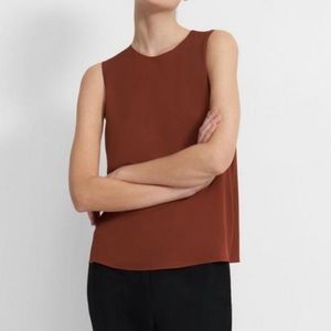 NWT Theory Silk Tank Top in Sedona Size XS